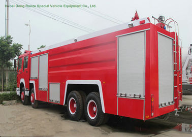 Multi Purpose HOWO 8x4 Fire Pumper Truck With Water Tank 24 Ton For Fire Fighting supplier