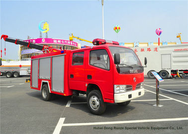 Fast Rescue 4x2 95HP Water Tank Fire Fighting Truck , Light Duty Fire Tender Vehicle supplier