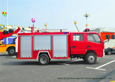 Fast Rescue 4x2 95HP Water Tank Fire Fighting Truck , Light Duty Fire Tender Vehicle supplier