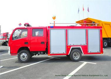 Fast Rescue 4x2 95HP Water Tank Fire Fighting Truck , Light Duty Fire Tender Vehicle supplier