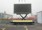 Mobile Led Display Trailer With Lifting System , High Defination LED Advertising Trailer supplier
