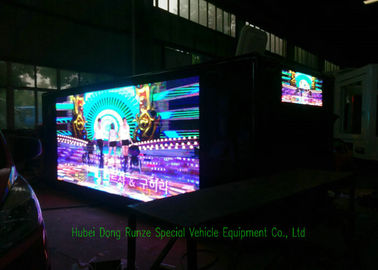 Waterproof LED Lighted Box LED Video Display Screen For Mobile LED Truck supplier