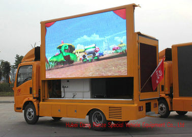 HOWO Mobile LED Video Display Truck For Sports Events / Outdoor Entertainment supplier