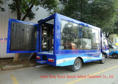 FAW Digital Mobile LED Billboard Truck Three Side For Road Show / Live Broadcasting supplier