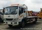 Tilt Tray Flatbed Wrecker Tow Truck , Road Vehicle Recovery Truck 2700Kg Lifting supplier