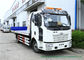 FAW Flatbed Wrecker Tow Truck 6  Wheeler For Car Carrier / Road Rescue supplier
