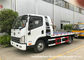 FAW 3 Ton Road Wrecker Tow Truck / Transporter Recovery Truck With Crane EURO 5 supplier