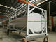 Chemical 20ft Tank Container For High Corrosive Hydrochloric Acid , Sodium Hypochlorite supplier