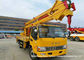 Hydraulic Rising Truck Mounted Aerial Platform , 16-18 Meter High Altitude Trucks supplier