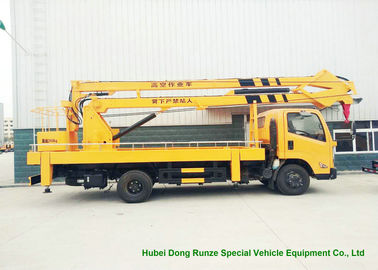 JMC Knuckle Boom Truck Mounted Aerial Work Platform , 18 Meter Bucket Lift Truck supplier