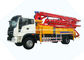 26m -31m Small Mobile Concrete Mixer Pump Truck With DFAC King Run Chassis supplier