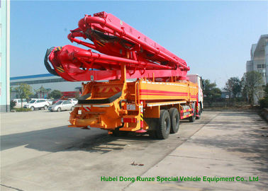 Beiben V3 35m -51m Mini Concrete Pump Truck , Truck Mounted Concrete Pump supplier