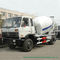 Industrial 4x2 / 4x4 Mobile Concrete Agitator Truck 6 Cbm With 3 Seater supplier
