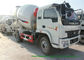 YUEJIN 5m3 Small Concrete Mixer Truck With Pump , 4x2 Mobile Mixer Truck supplier