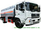 Large Capacity Oil Tanker Truck , Fuel Delivery Tankers With DFA Chassis supplier