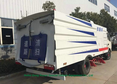 DFAC Truck Mounted Vacuum Street Sweeper With Cleaning Brushes 4000L Refuse supplier