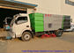 Street Road Sweeper Truck , Vacuum Sweeper Truck For Parking Lot / Airport Road supplier
