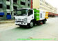 ISUZU EFL 700 Street Washing And Sweeper Truck With Brushes High Pressure Water supplier