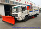 Multifunction Street Washing Truck With Hydraulic Scissor Manlift / Shovel Brushes supplier