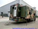 Camouflage Mobile Workshop Truck , Isuzu FVZ Outdoor Caravan With Sleep Bed supplier