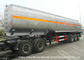 Liquid Alkali Tanker Trailer With Stainless Steel Polished Tank For Sodium Hydroxide supplier