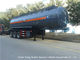 Hydrochloric Acid Tanker Semi Trailer , Chemical Road Tankers Custom Material supplier