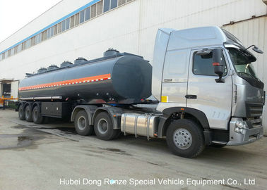 30-45CBM Chemical Tanker Truck 3 Axles For Hydrochloric Acid , Ferric Chloride Delivery supplier