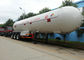 50 m3 Tank Semi Trailer For Liquid Petrol Gas , Butane , Propane Transport supplier
