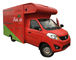 Awesome Petrol Mobile Kitchen Truck , Mobile Fast Food Van Gasoline Fuel Type supplier