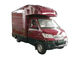 CHERY Vintage Burger Ice Cream Vending Trucks , Mobile Fast Food Vans supplier