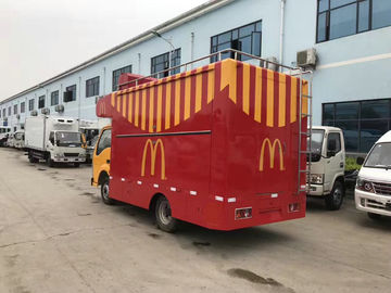 4 Wheel JBC Mobile Catering Truck For Sandwich Salades / Sauces / Dessert Sale supplier