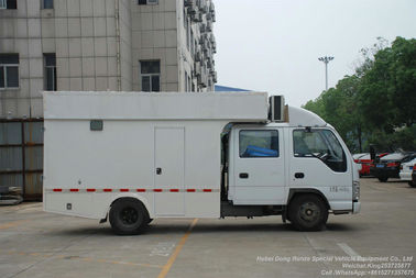 ISUZU Caravan Outdoor Mobile Camping Truck With Living Room for 5-6 men top replacement air fan and  solar panel supplier