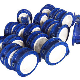 PFTE Lined Ball valve Butterfly valve check valve  stop valve Fluorine lined pipe fittings for Acid Chemical Tank supplier