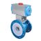 PFTE Lined Ball valve Butterfly valve check valve  stop valve Fluorine lined pipe fittings for Acid Chemical Tank supplier
